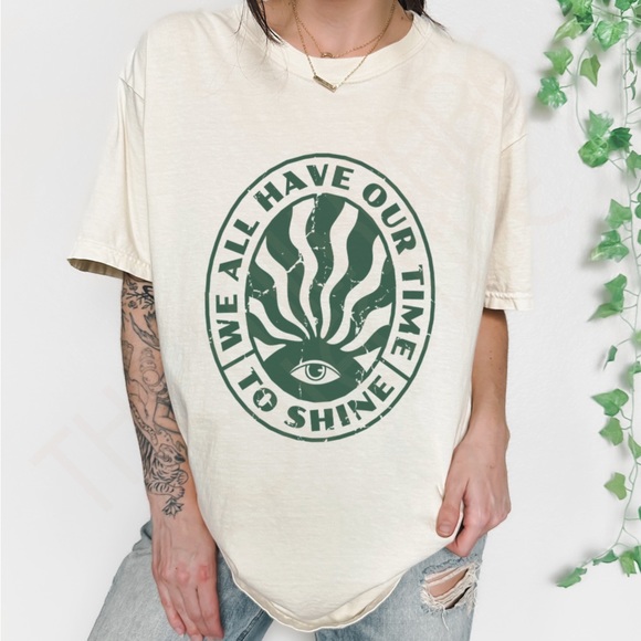 Comfort Colors We All Have Our Time To Shine Distressed Graphic Tee - Picture 2 of 10